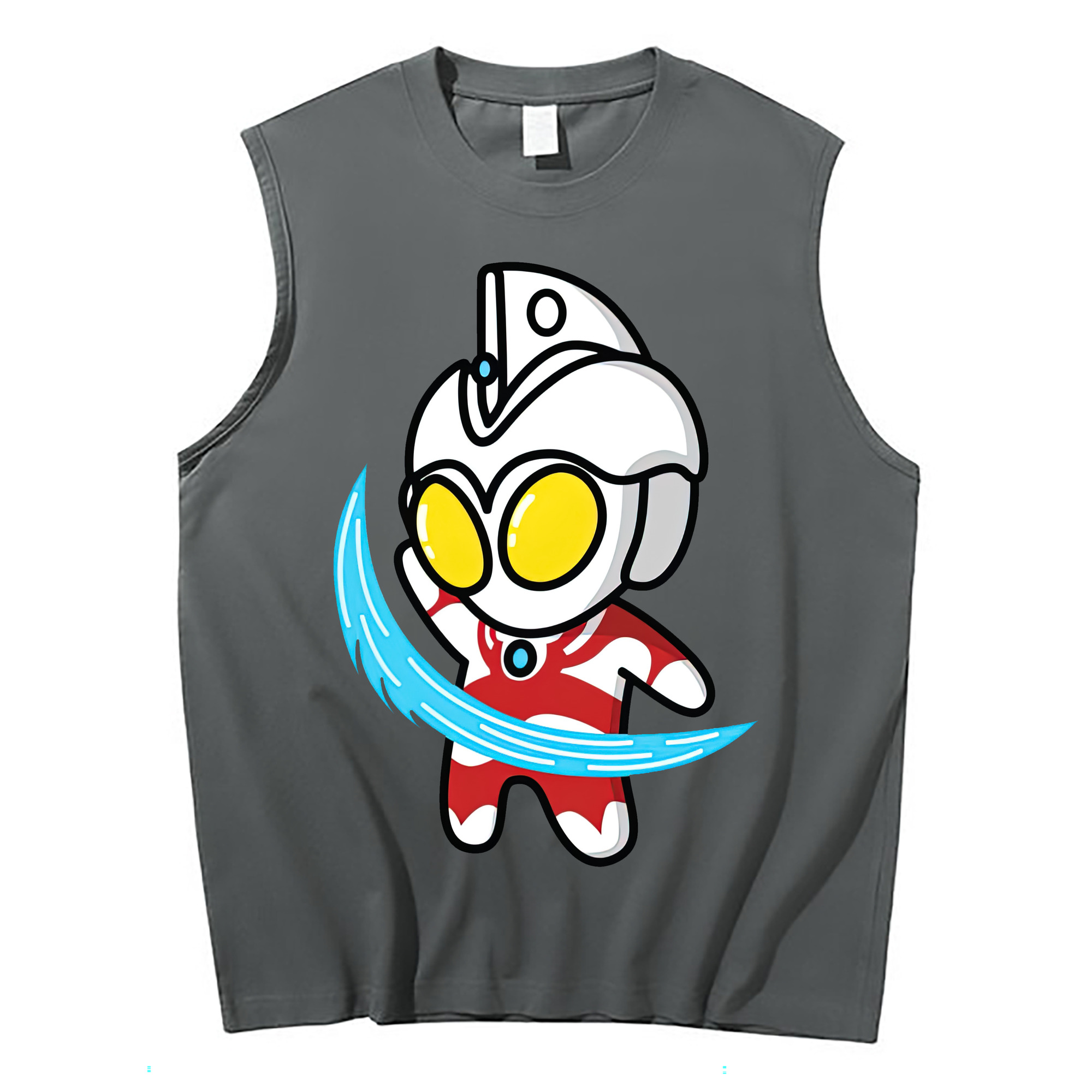 （画像用） ウルトラマン Ultraman コットン100％タンクトップ（フロントプリント）